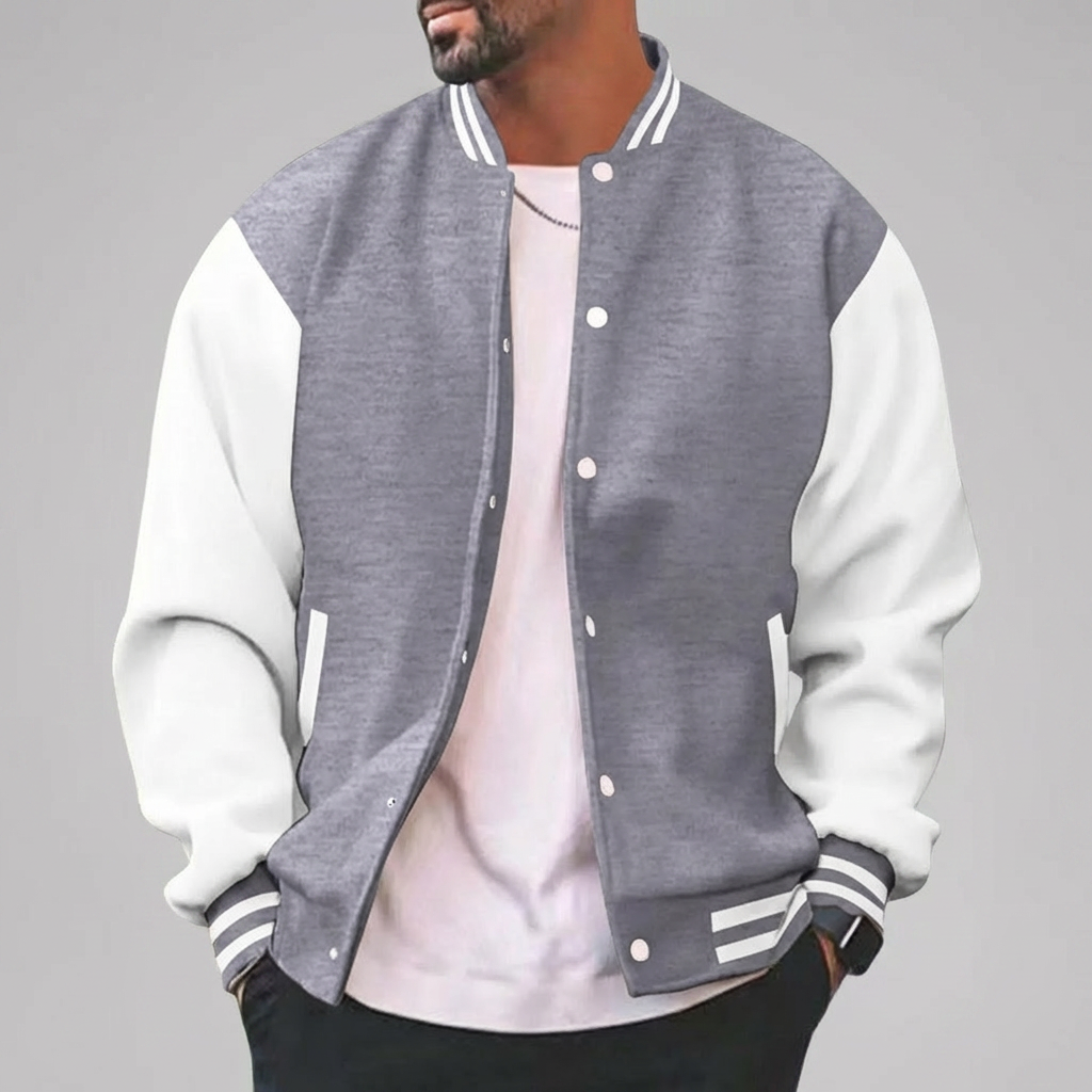 Casual Baseball Jacket for Men