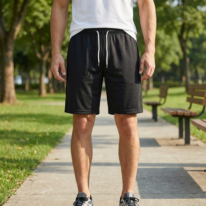 High-Rise Relaxed Fit Shorts for Men