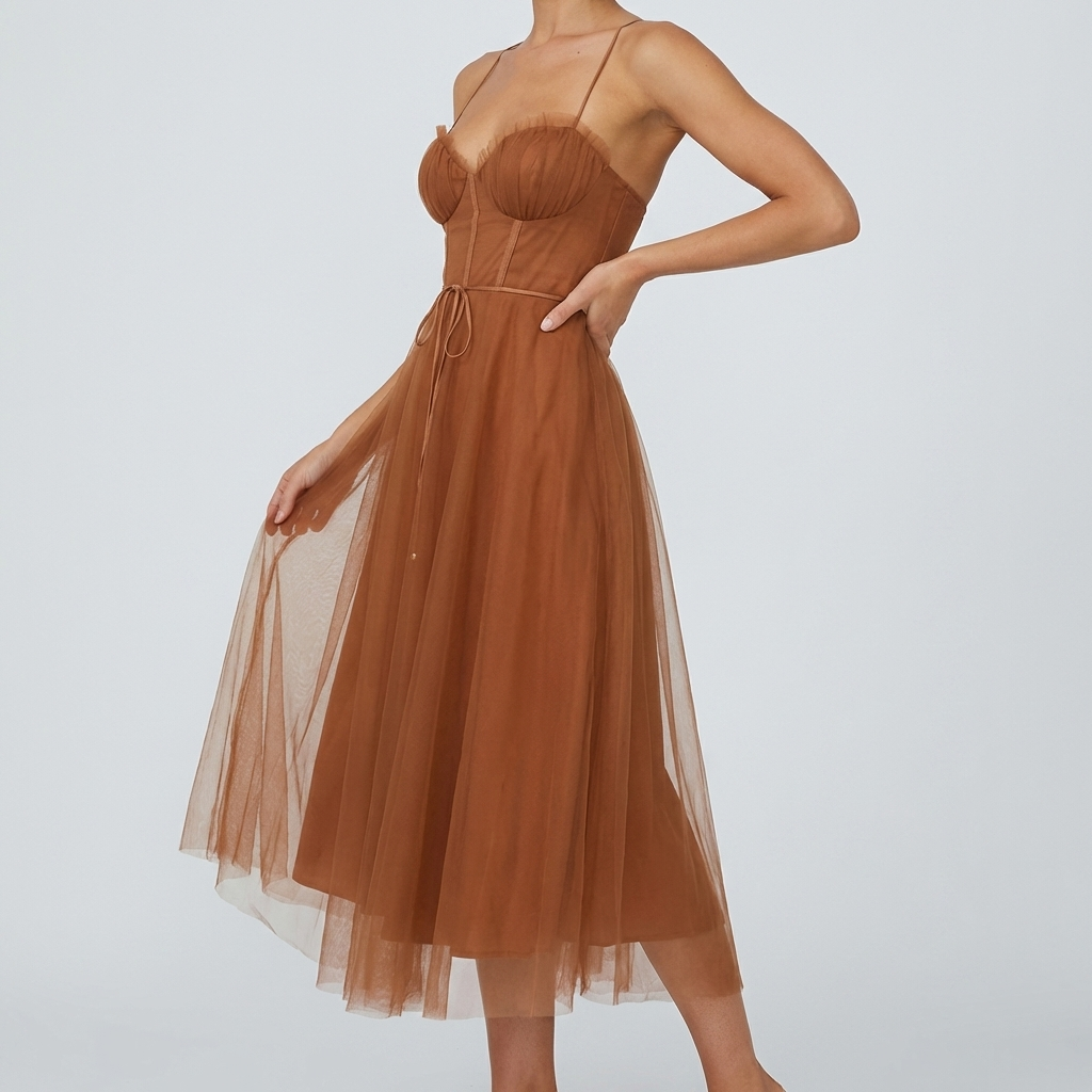 Women’s Lightweight Sleeveless Maxi Dress with V‑Neck