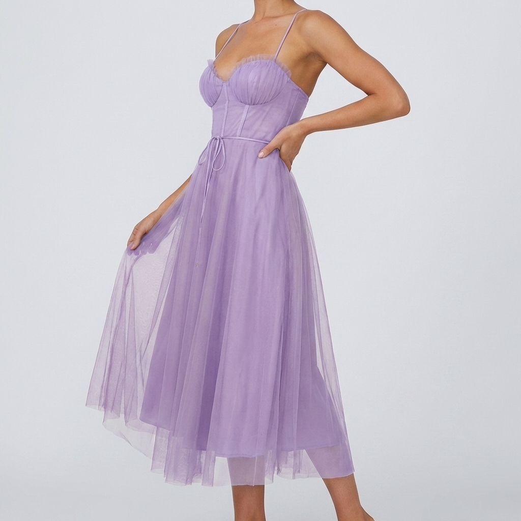 Women’s Lightweight Sleeveless Maxi Dress with V‑Neck