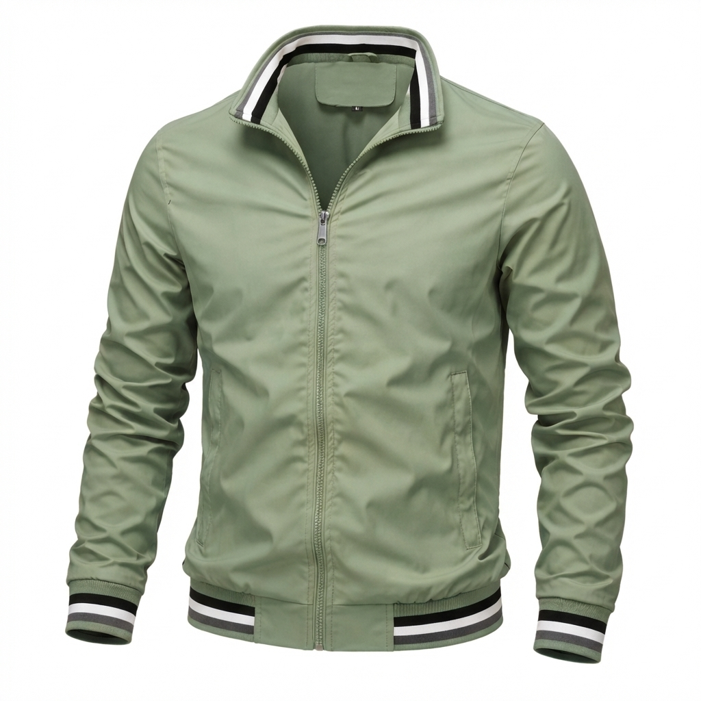 Men’s Transitional Jacket with Collar