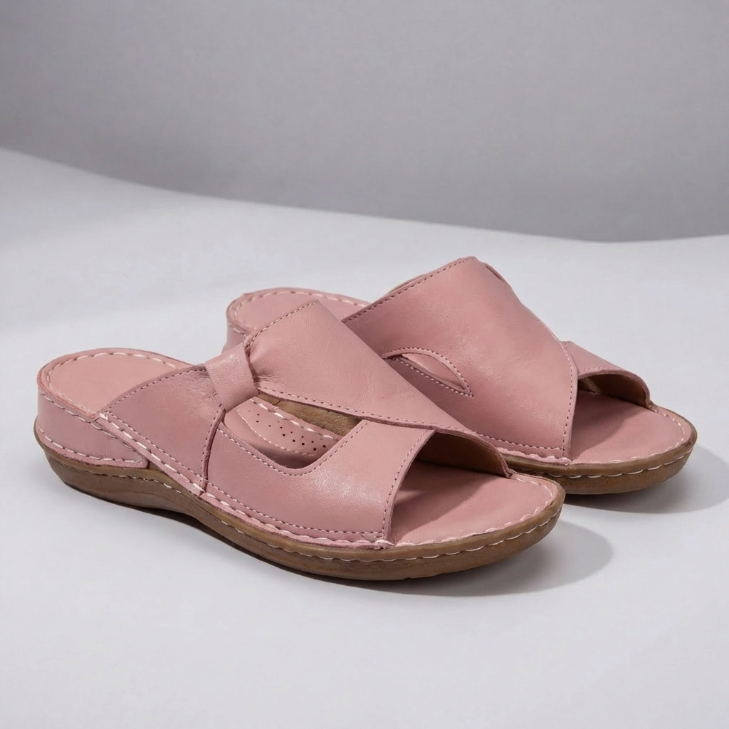 Slip-On Open-Toe Casual Sandas for Women