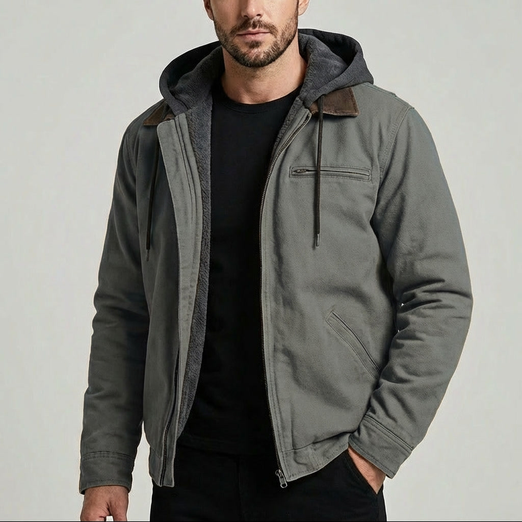Classic Hooded Jacket for Men