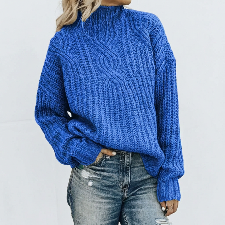 Knitted Women's Sweater Comfort Meets Style