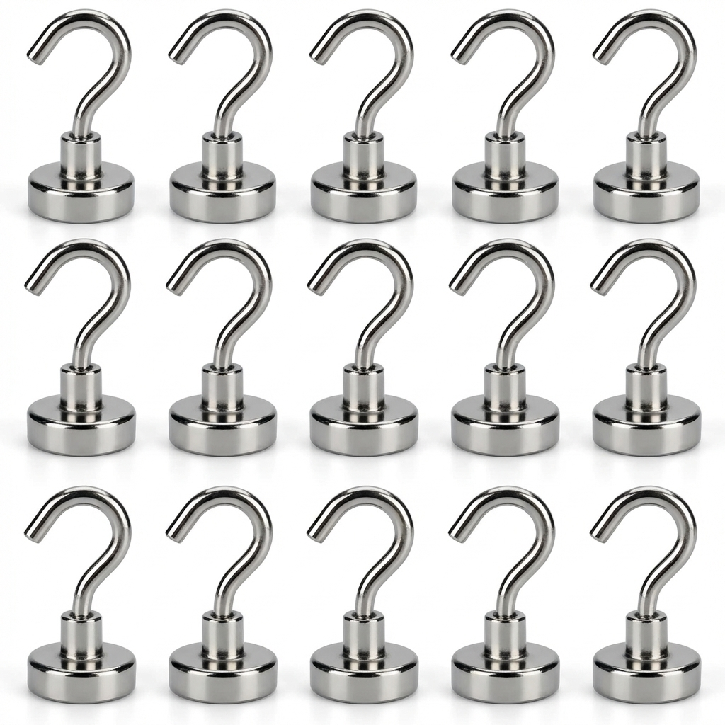 Magnetic Hook Set For Metal Surfaces