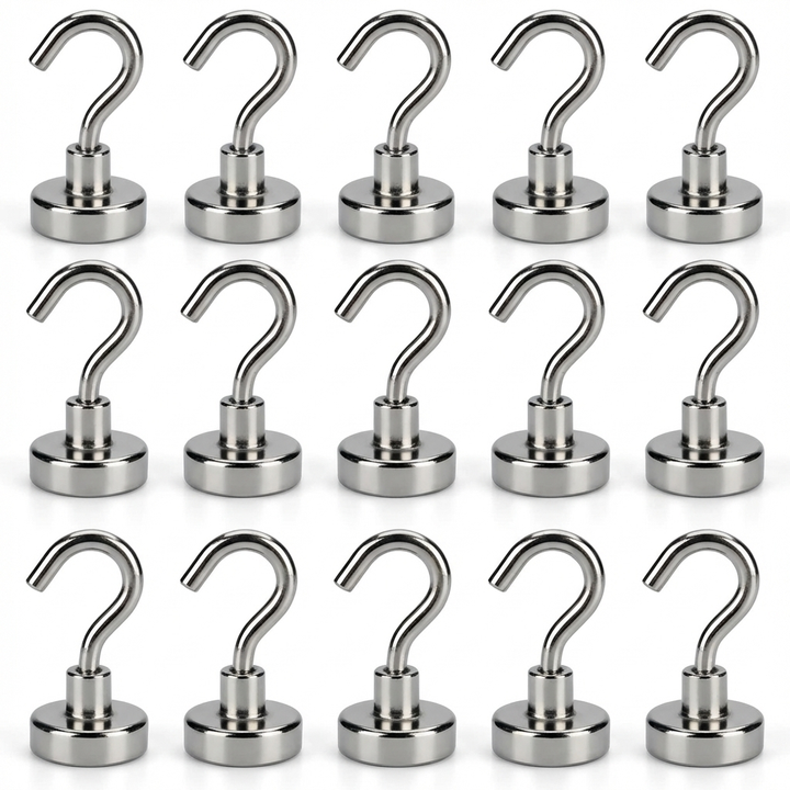 Magnetic Hook Set For Metal Surfaces