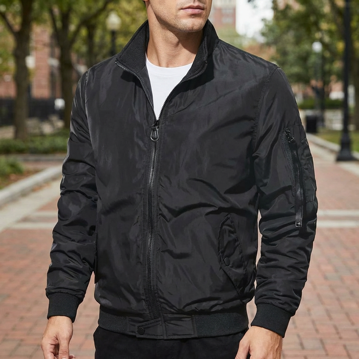 Wind-resistant Bomber Jacket for Men