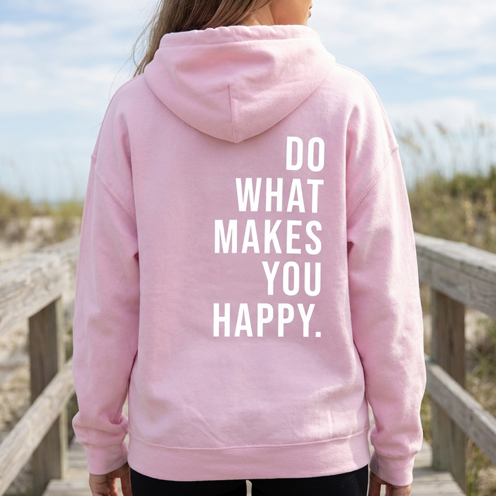 Unisex Happy Hooded Sweater for Women
