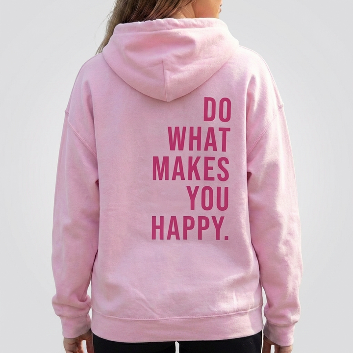 Unisex Happy Hooded Sweater for Women