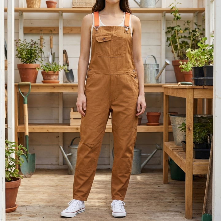 Casual Utility Overalls for Women