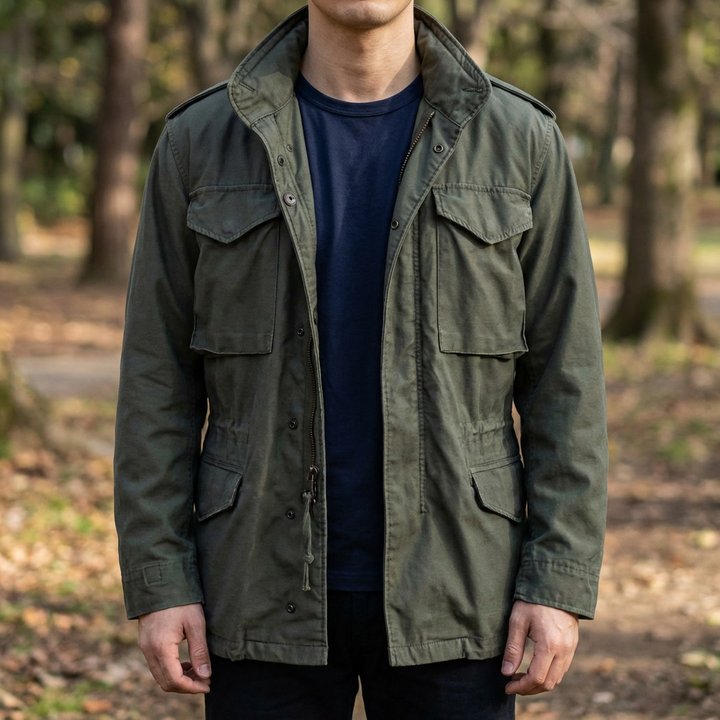 Vintage Military Field Jacket for Men