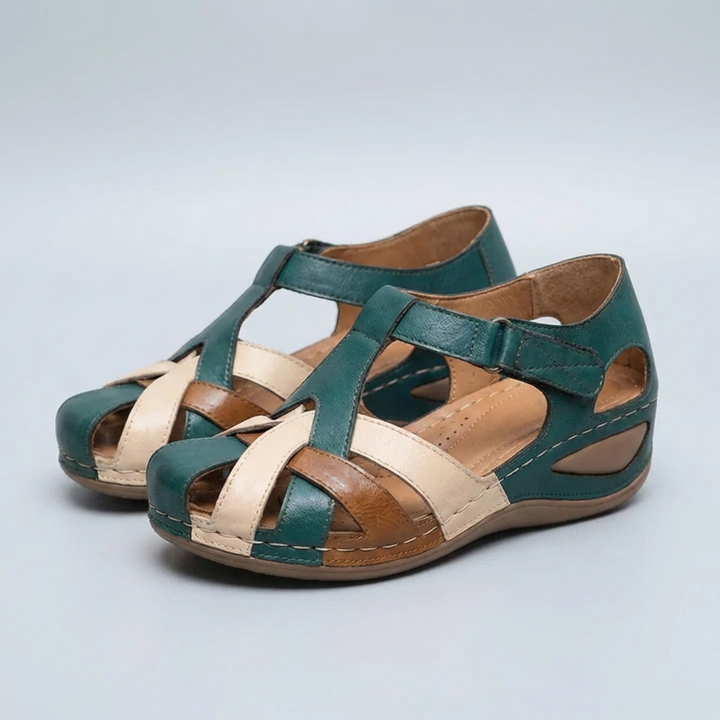 Woven Strap Wedge Sandal for Women