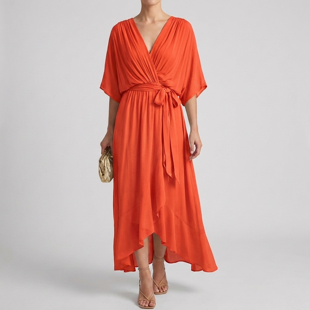 Women’s Elegant Lightweight Wrap Dress