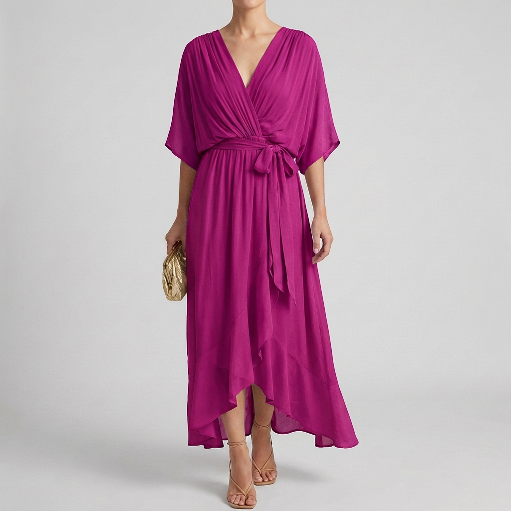 Women’s Elegant Lightweight Wrap Dress