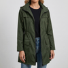 Lightweight Hooded Utility Coat for Women
