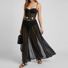 Sheer Boho Layered Dress for Women