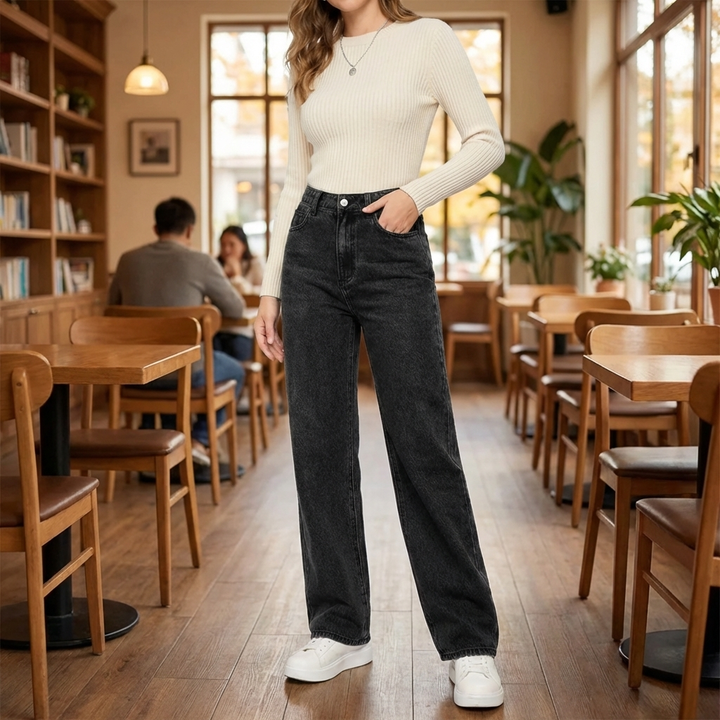 Casual Straight Jeans for Women