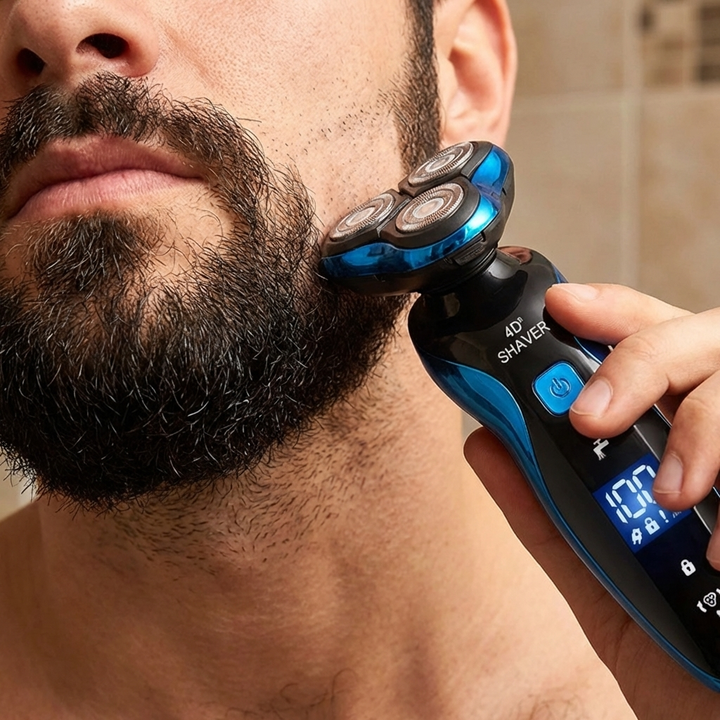 4D Rotary Head Electric Shaver