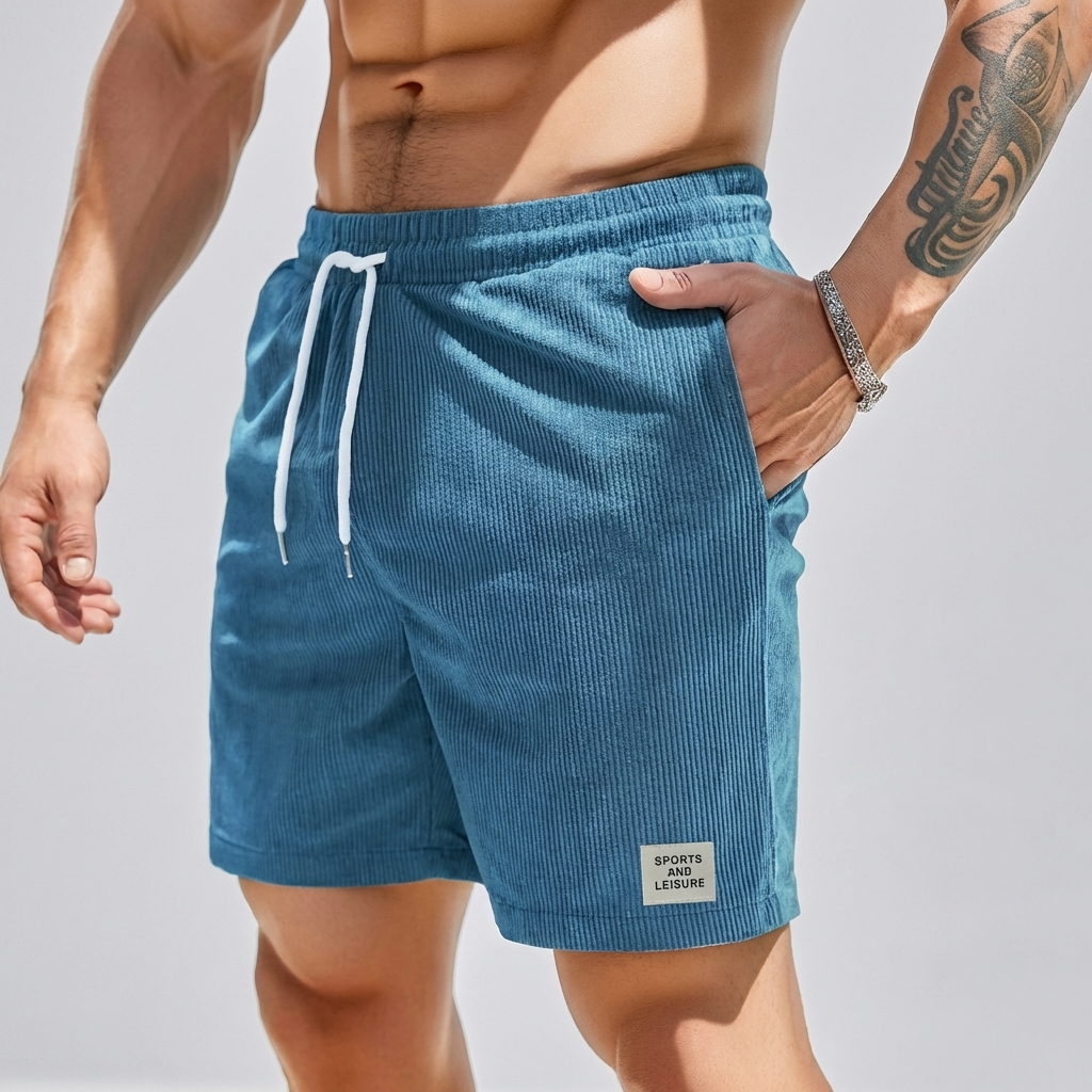 Casual Corduroy Shorts for Men