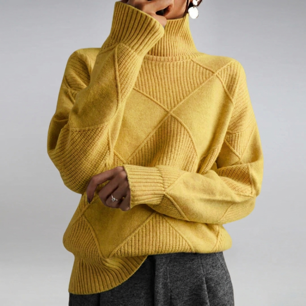 Classic Turtleneck Sweater for Women