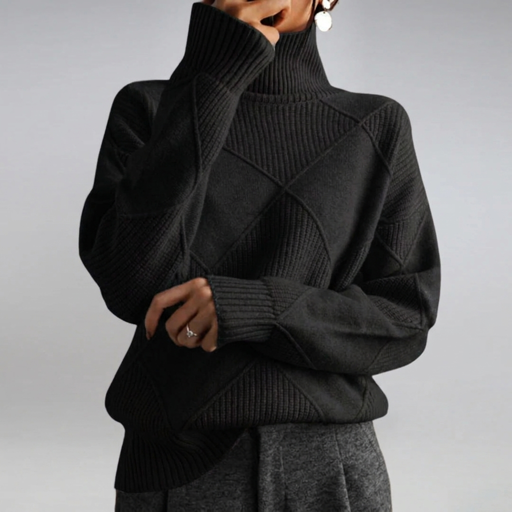 Classic Turtleneck Sweater for Women
