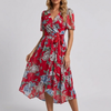 Flowy Floral Summer Dress for Women