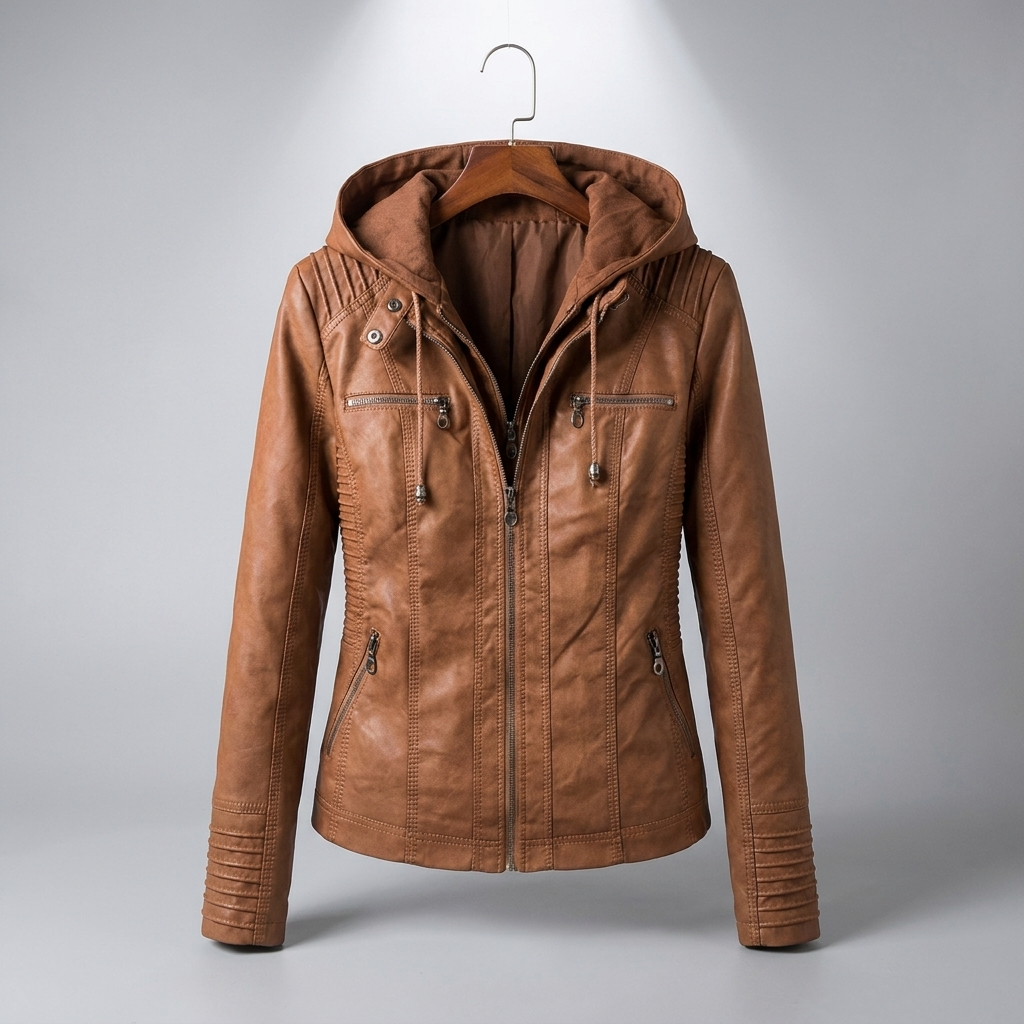 Leather Summer Jacket for Women