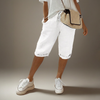 Loose-fitting shorts with drawstring