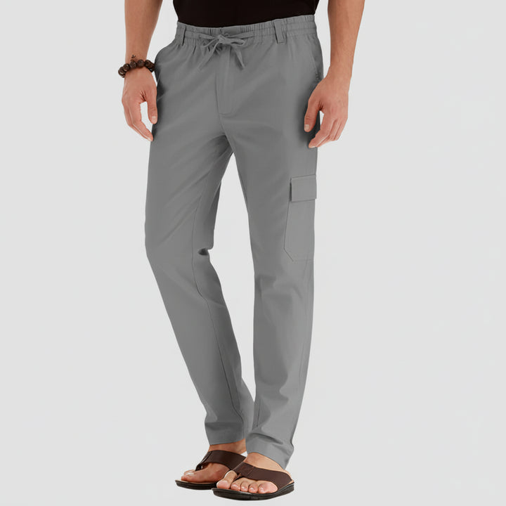 Casual Summer Pants with Elastic Waistband for Men