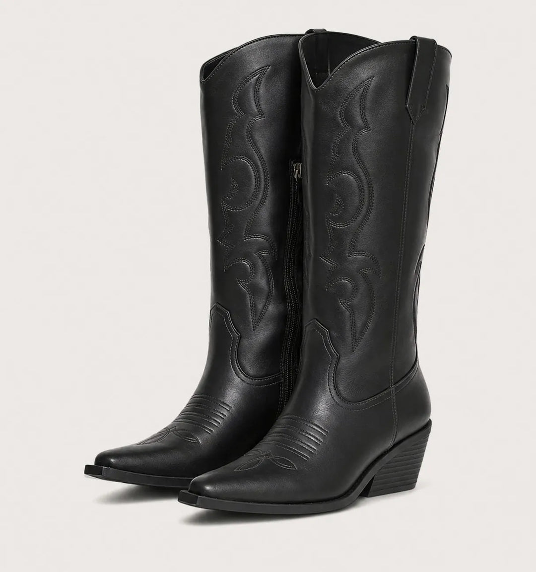 Isabel Women's Western Pointed Toe Calf High Boots