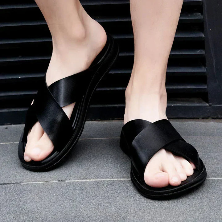Italian men's mules