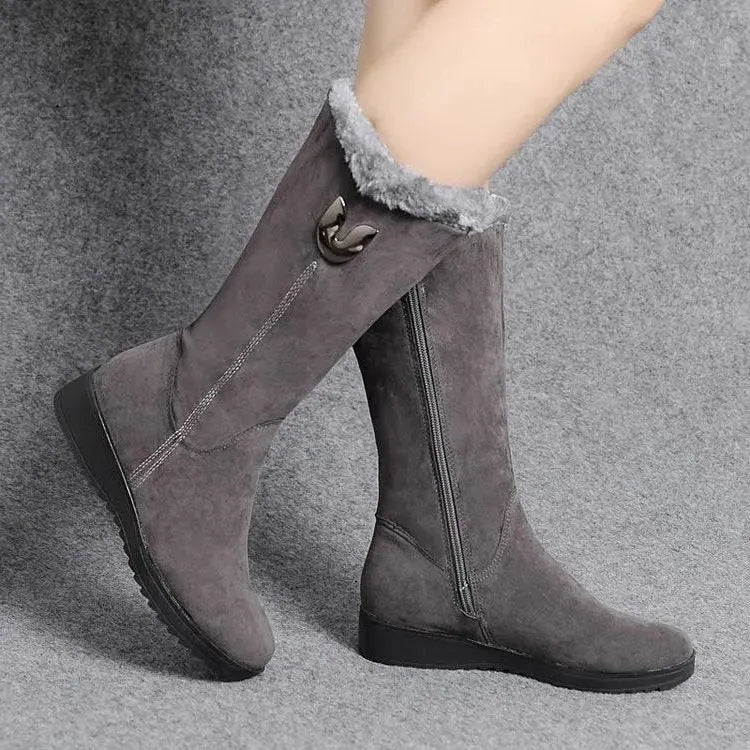 Krystyna Women's Fur-Lined Winter Knee-High Boots