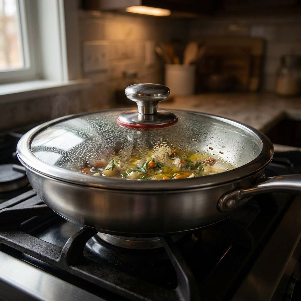 Gehamerde Titanium Pan