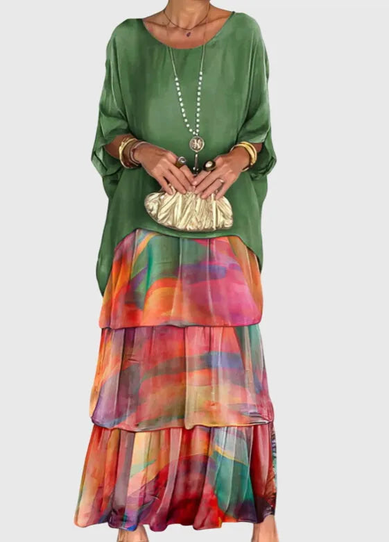 Seraphina Women's Tiered Maxi Dress