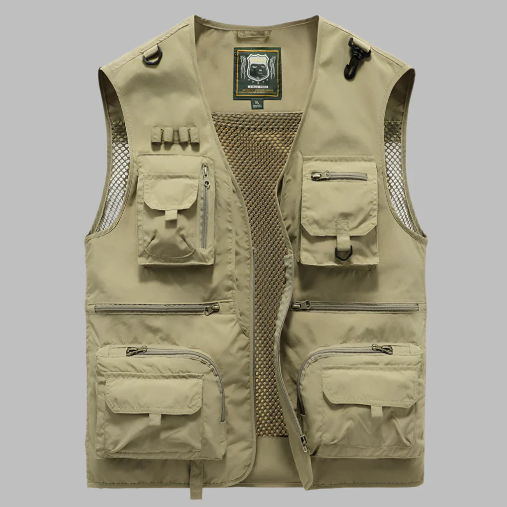 Multi‑Pocket Summer Vest for Men