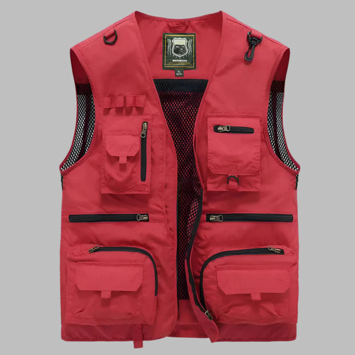 Multi‑Pocket Summer Vest for Men