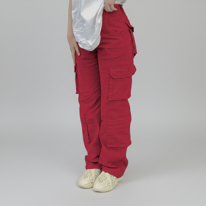 Women's High-Waist Cargo Pants