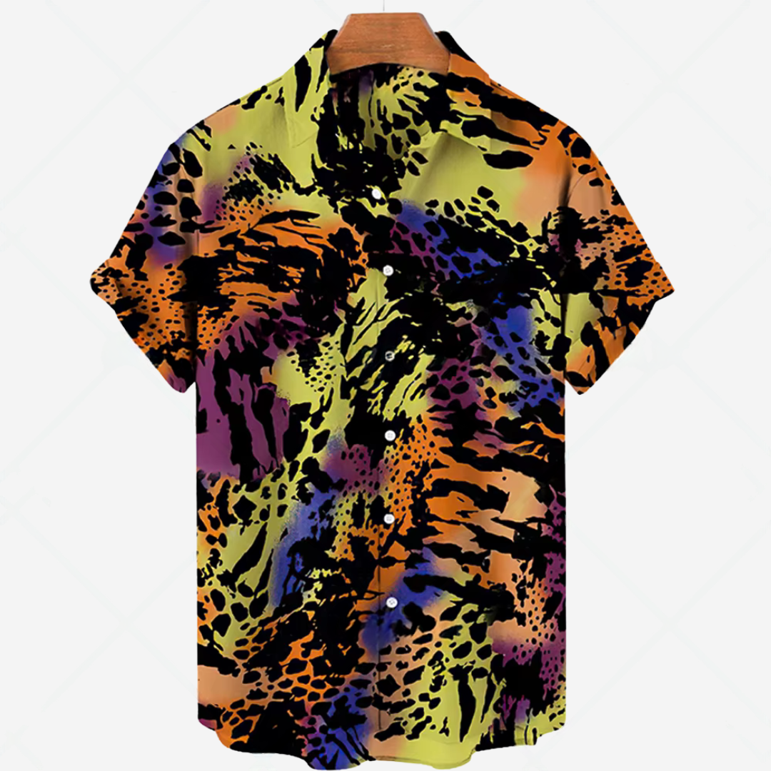 Print Style - Casual Short-Sleeve Shirt for Men