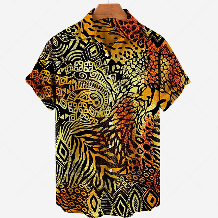 Print Style - Casual Short-Sleeve Shirt for Men