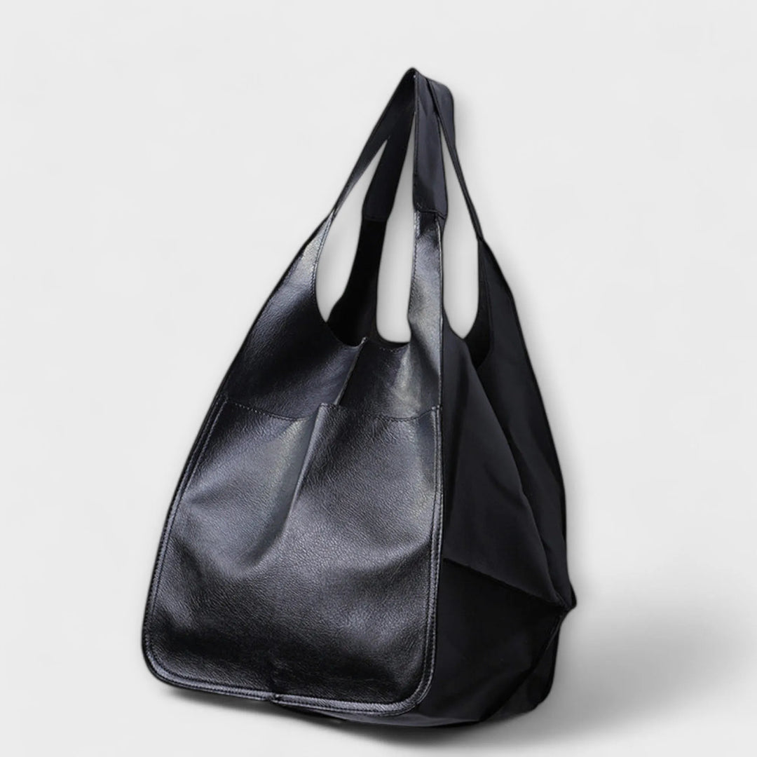 Women's Oversized Leather Weekender Bag