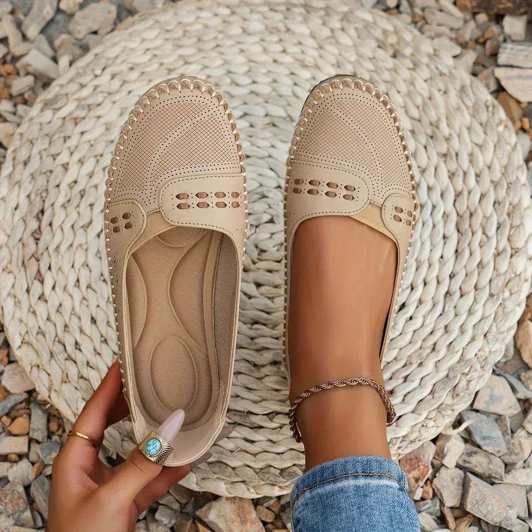Women's Perforated Mary Jane Flats