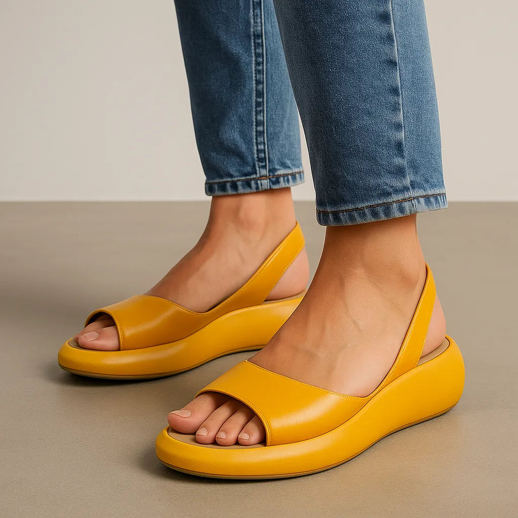 Women's Platform Open Toe Slingback Sandals